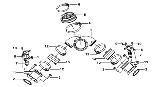 T-BOSS 1000 HEAD ASSY, CYLINDER(2)