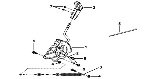 T-BOSS 1000 SHIFT LEVER