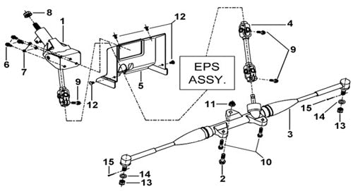 T-BOSS 1000 STEERING SHAFT