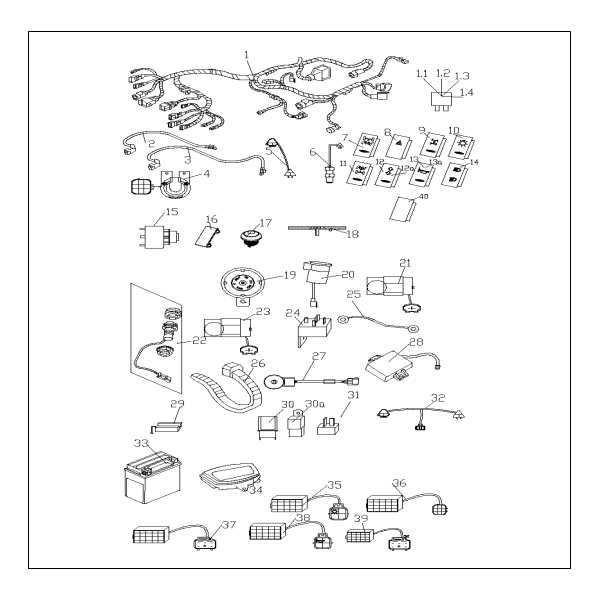 T-BOSS 1100D ELECTRICAL SYSTEM