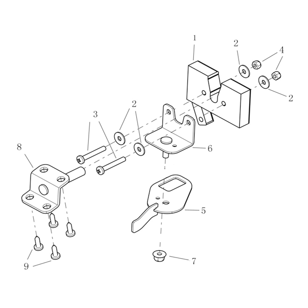 T-BOSS 1100D HOOD LATCH