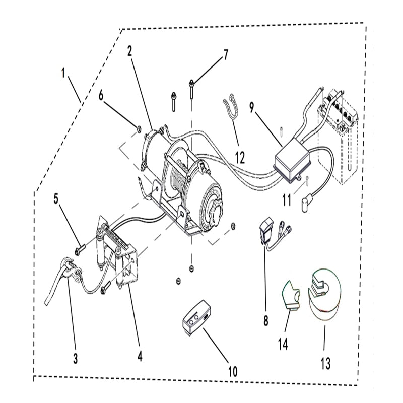 T-BOSS 1100D OPTIONS (F.TRACTOR ASSY)