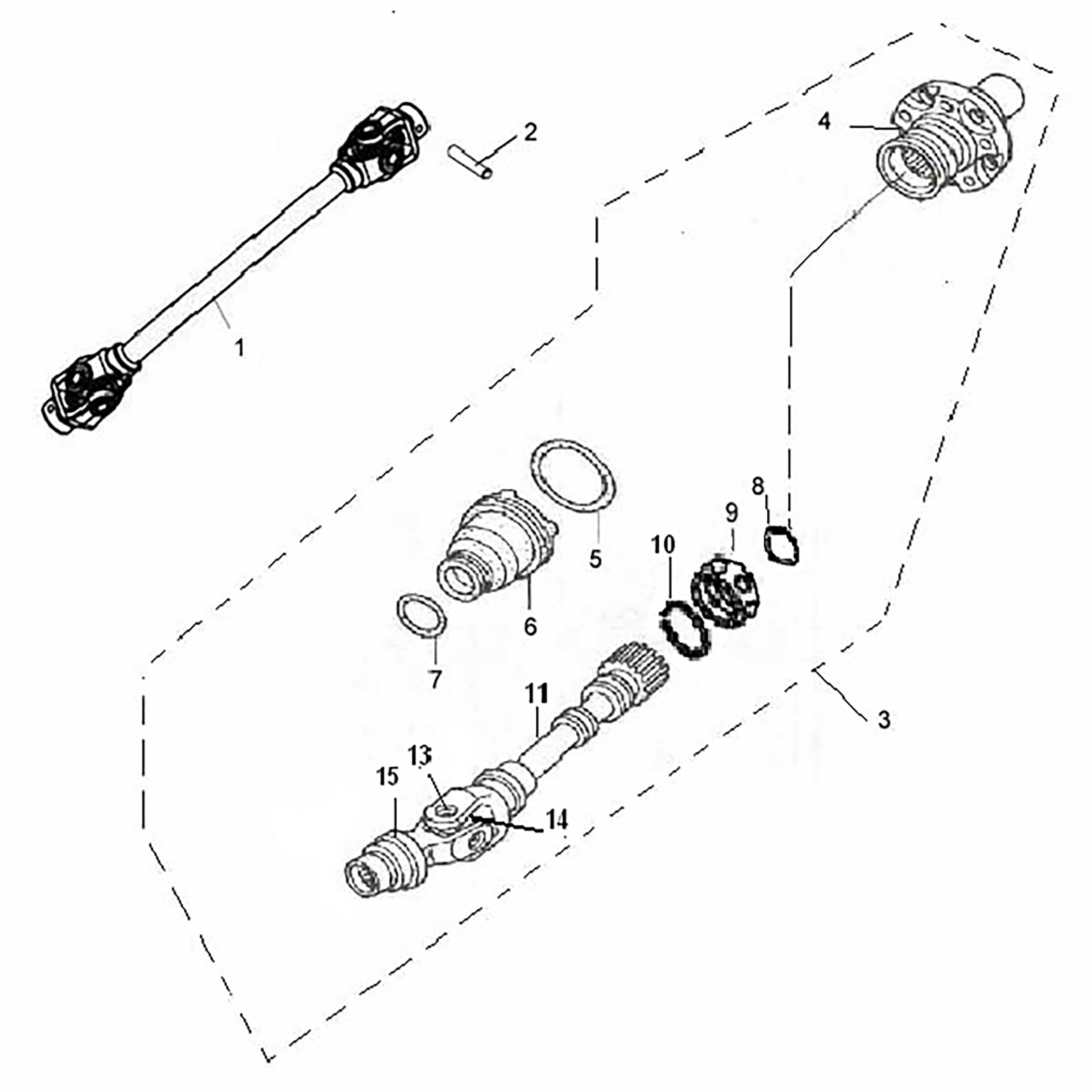 T-BOSS 410 2020 - FRONT AND REAR KNUCKLE ASSY
