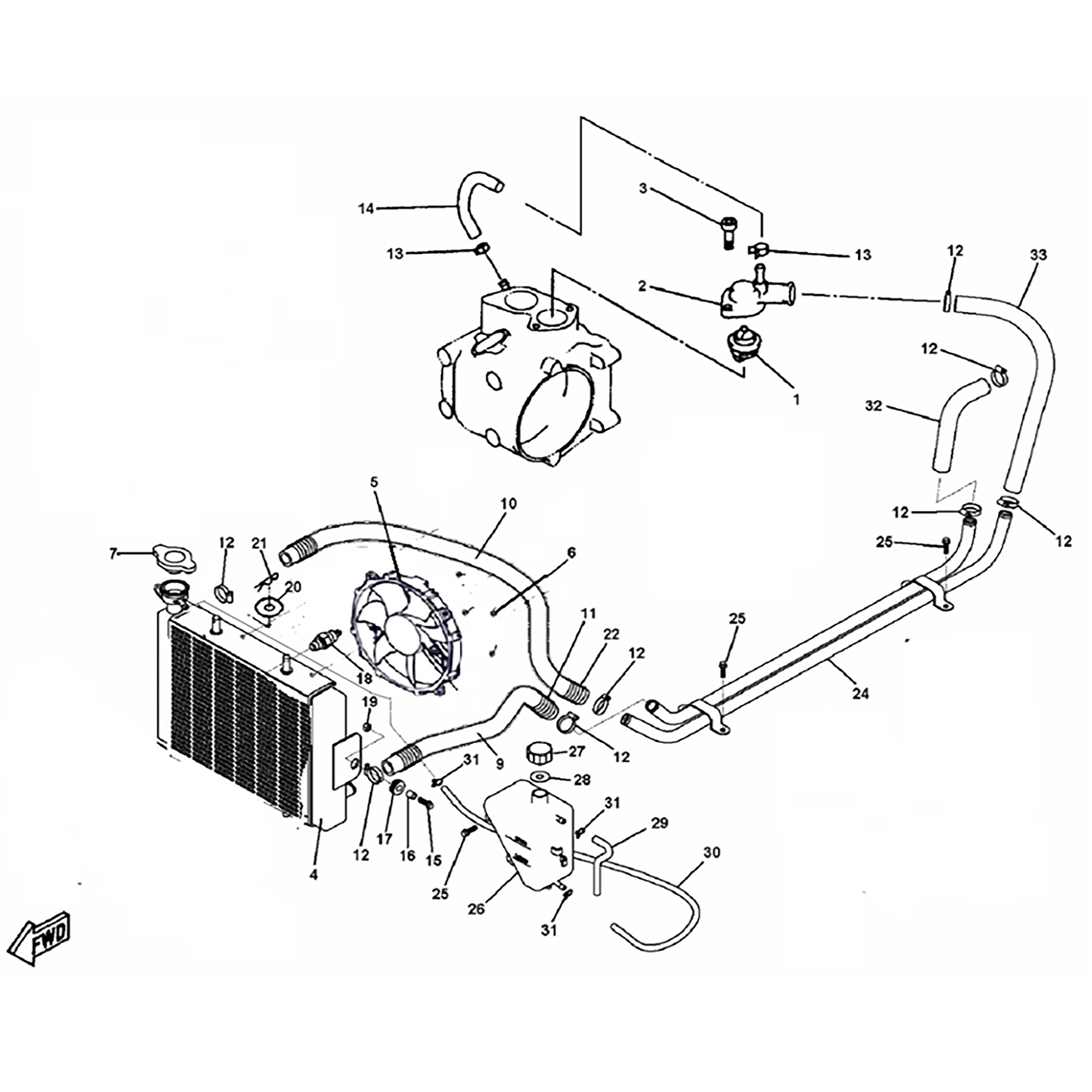 T-BOSS 410 2020 - RADIATOR