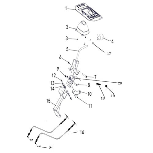 T-BOSS 410 2020 - SHIFT ROD