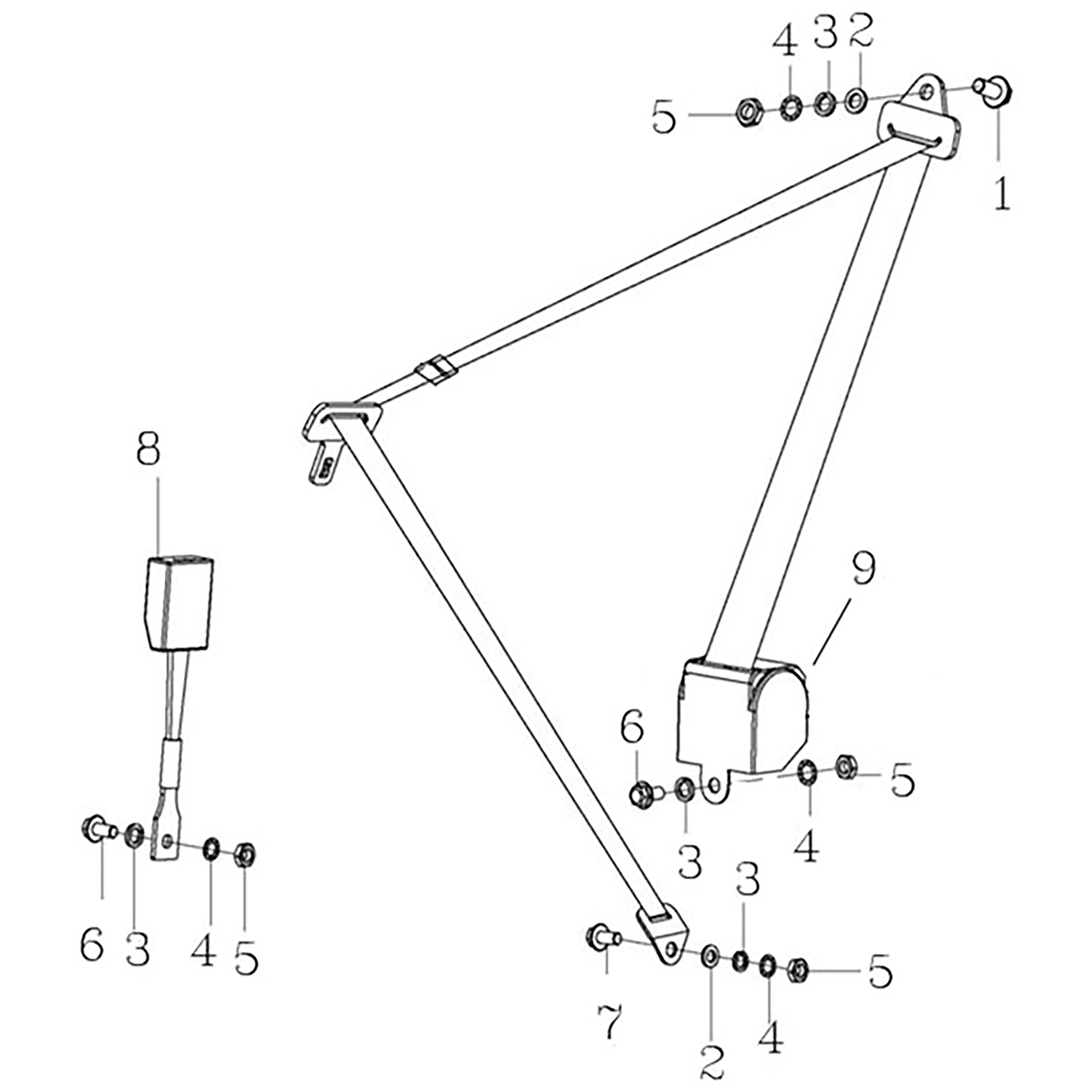 T-BOSS 410 2020 - Seat Belt