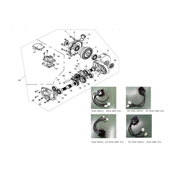 T-BOSS 410 FRONT GEAR-BOX (FOR 4WD)