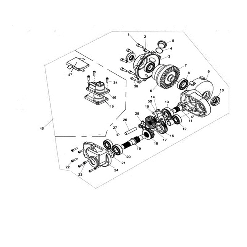 T-BOSS 410 FRONT GEAR-BOX