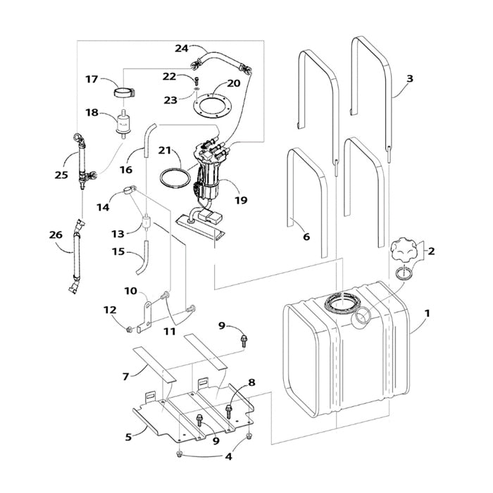 T-BOSS 410 FUEL TANK