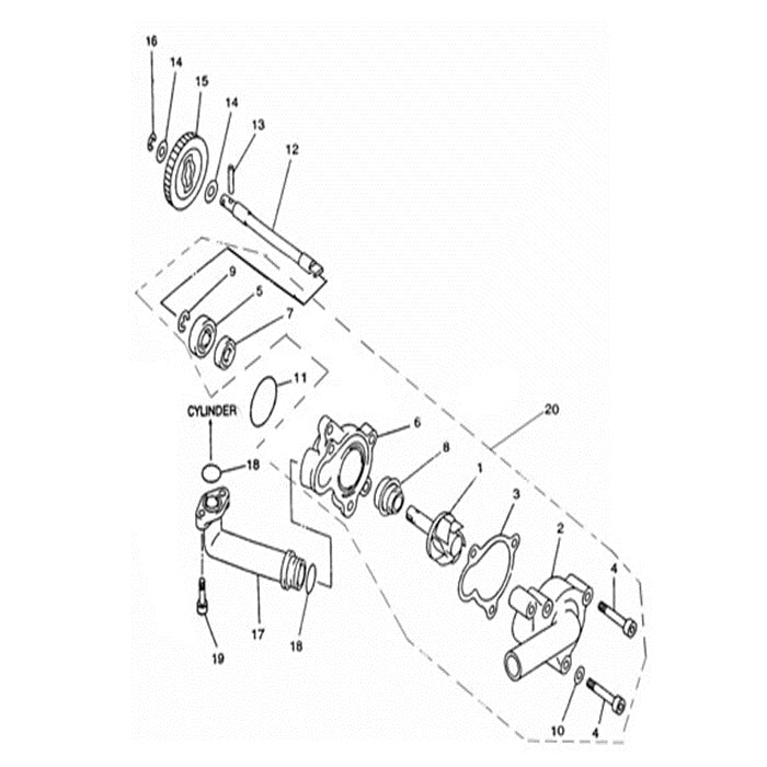 T-BOSS 410 IMPELLER SHAFT