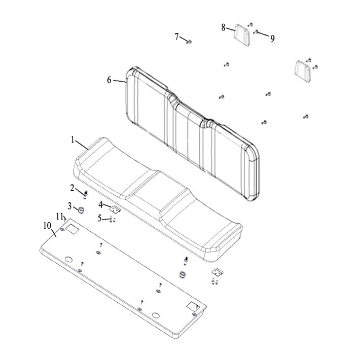 T-BOSS 410 SEAT ASSY