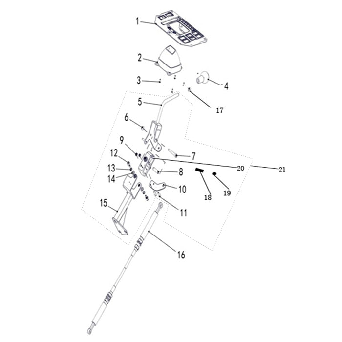 T-BOSS 410 SHIFT ROD