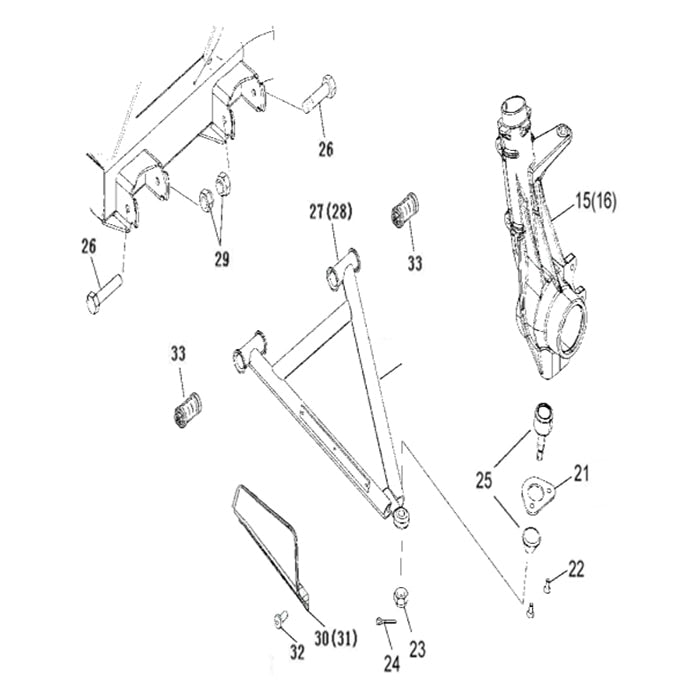 T-BOSS 410 SHOCK ABSORBER FRONT 2