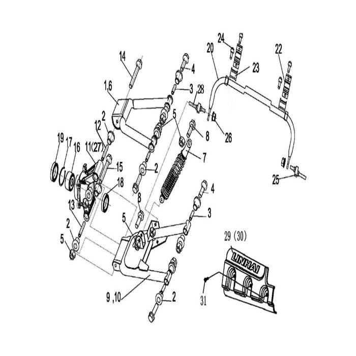 T-BOSS 410 SHOCK ABSORBER REAR