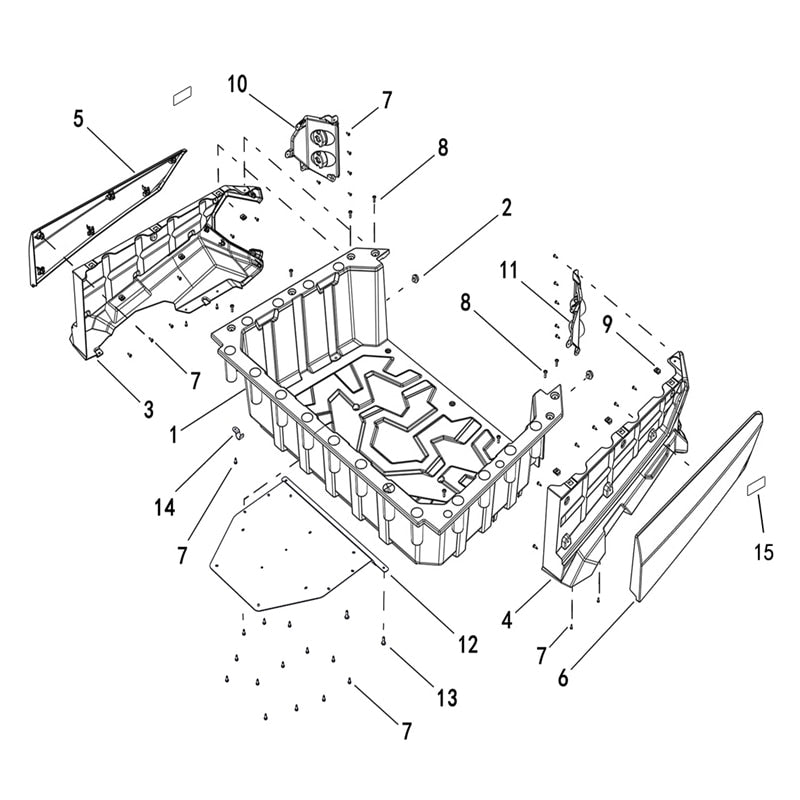 T-BOSS 550 BED COMPONENTS