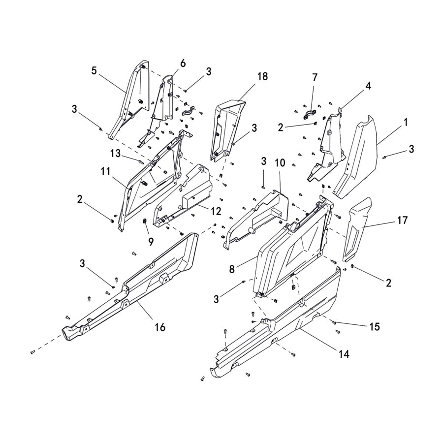 T-BOSS 550 BODY FENDERS