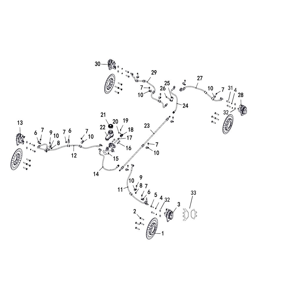 T-BOSS 550 Brake System