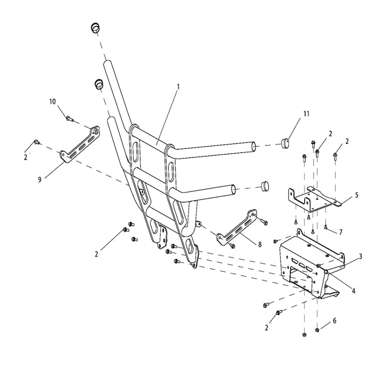 T-BOSS 550 BUMPER GUARD (OPTIONS)