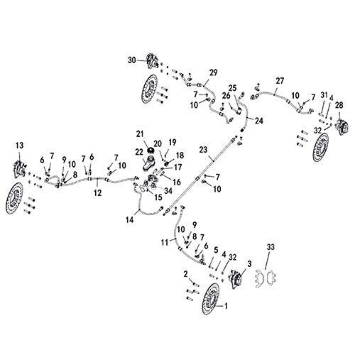 T-BOSS 550 Brake System(ZJ)