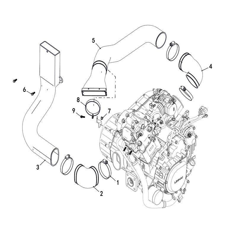 T-BOSS 550 CVT AIR SHROUD