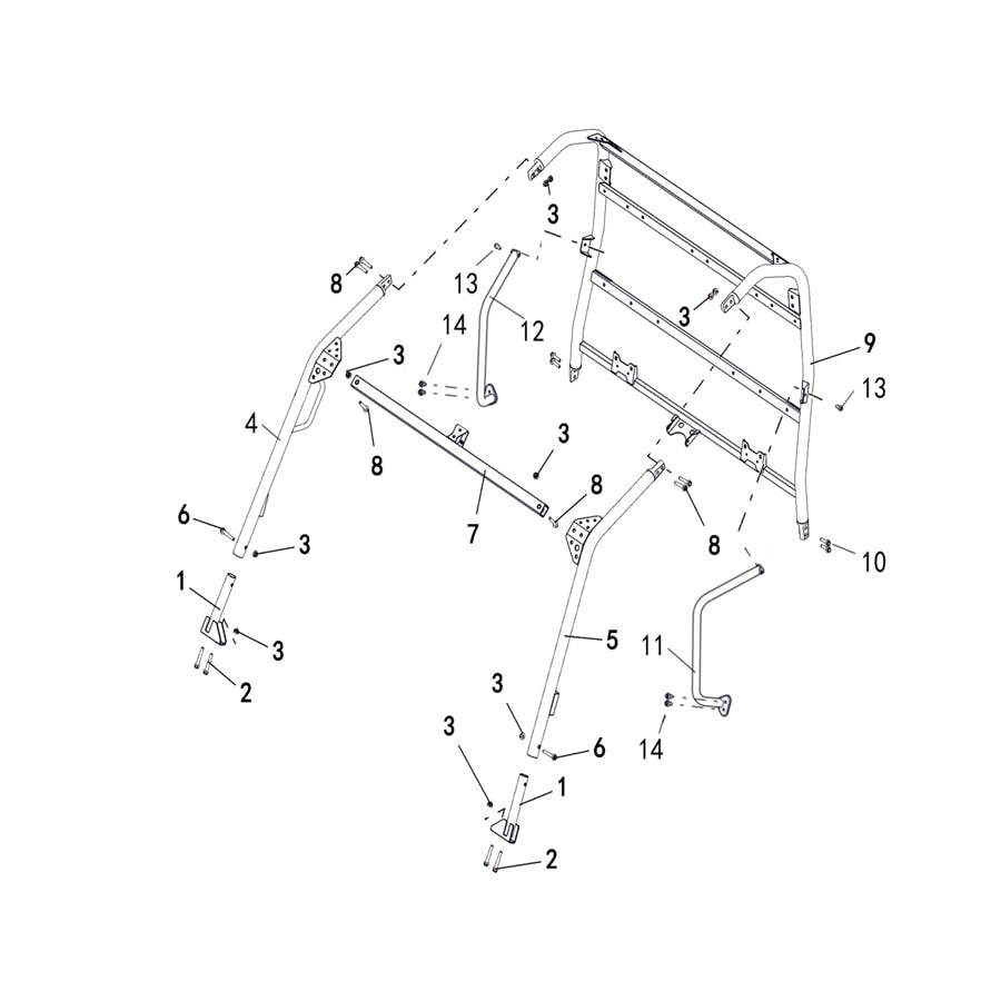 T-BOSS 550 FRAME ROOF (NEW)