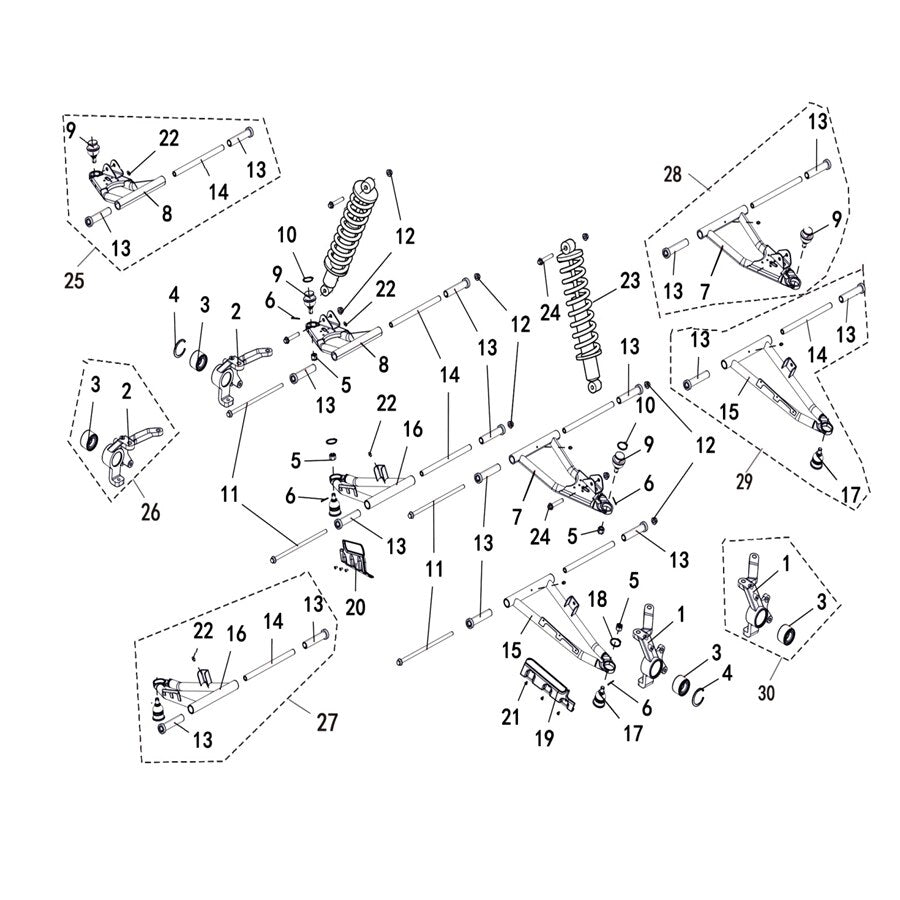 T-BOSS 550 FRONT SUSPENSION