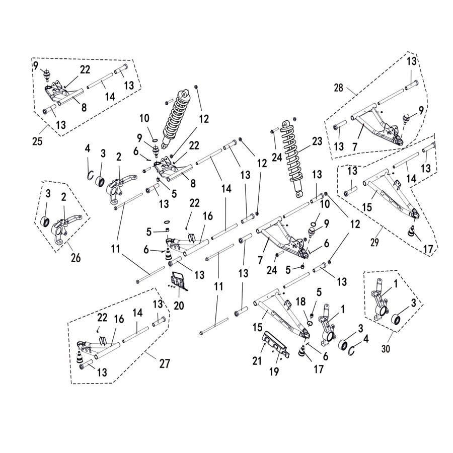 T-BOSS 550 FRONT SUSPENSION