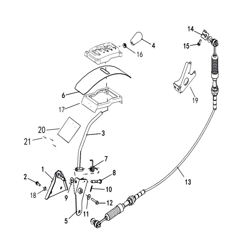 T-BOSS 550 GEAR SELECTOR (NEW MODEL)