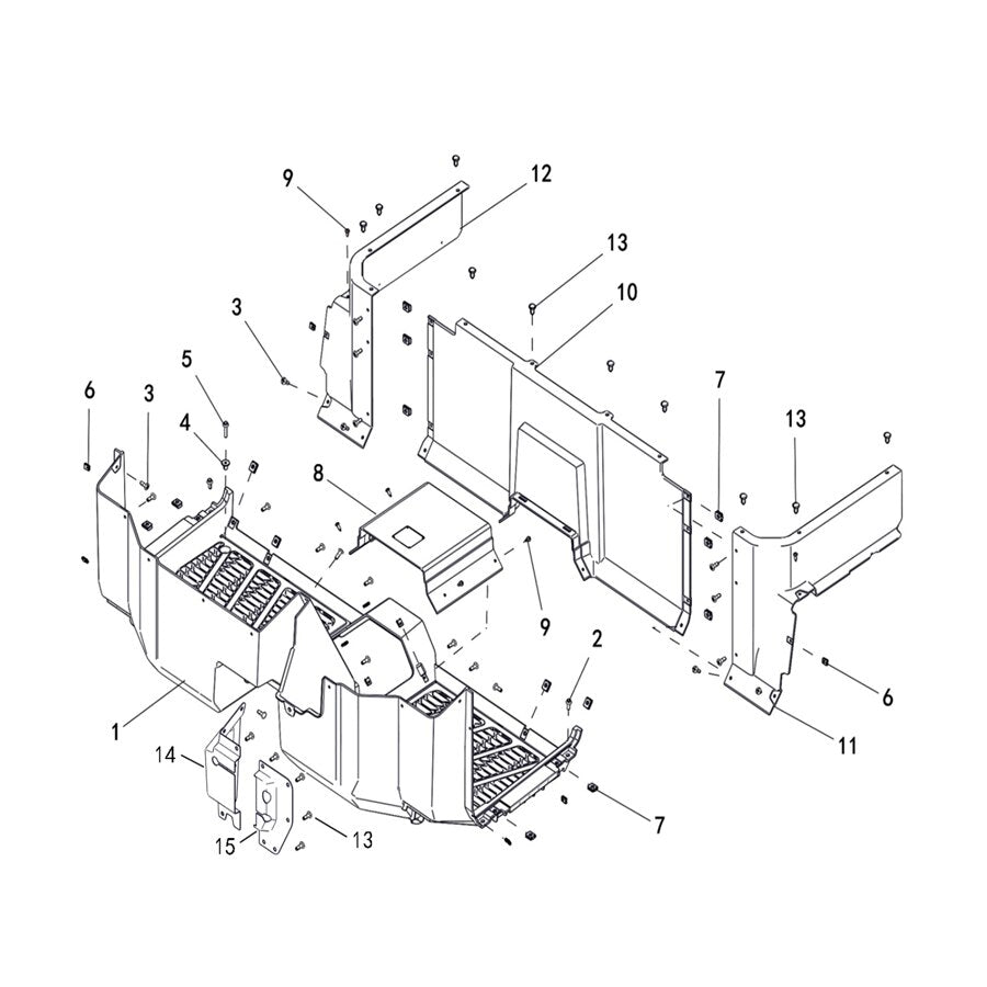 T-BOSS 550 INTERIOR, FLOOR