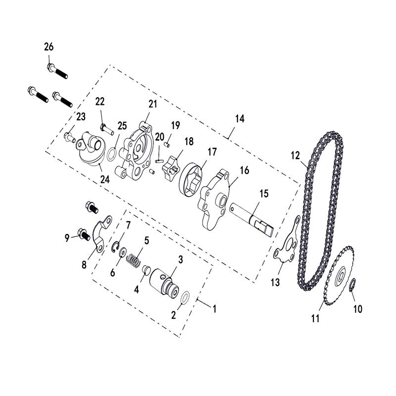 T-BOSS 550 OIL PUMP