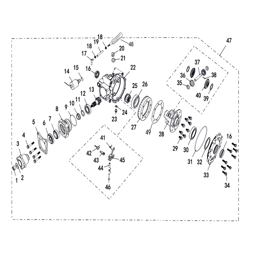 T-BOSS 550 REAR AXLE