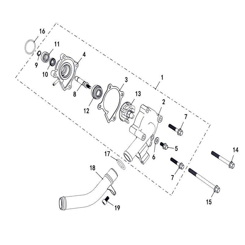 T-BOSS 550 WATER PUMP