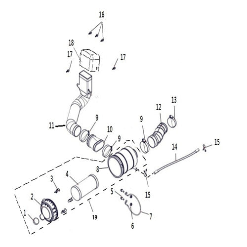 T-BOSS 560 AIR CLEANER