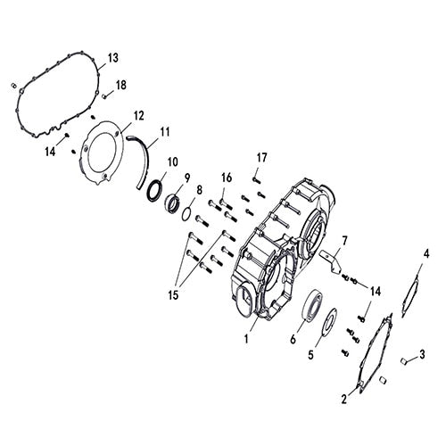 T-BOSS 560 CVT HOUSING