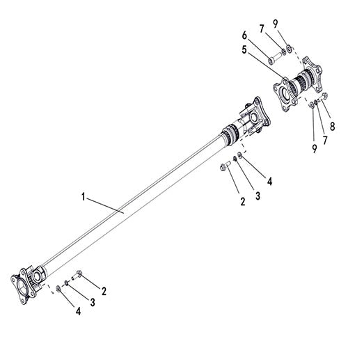 T-BOSS 560 FRONT AND REAR KNUCKLE ASSY