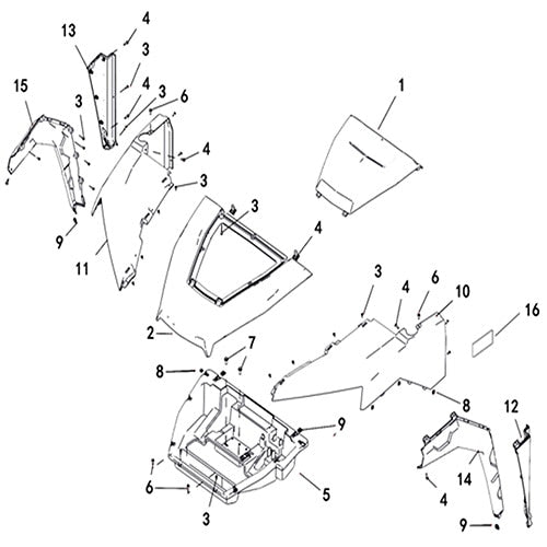 T-BOSS 560 FRONT FENDER