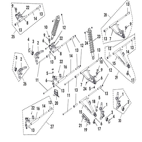 T-BOSS 560 FRONT SUSPENSION