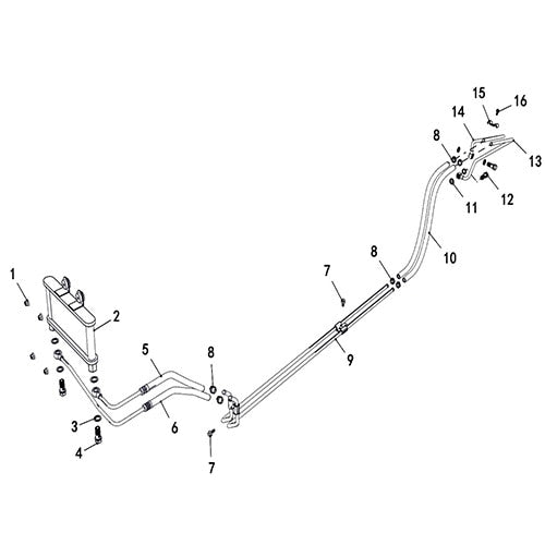 T-BOSS 560 OIL RADIATOR