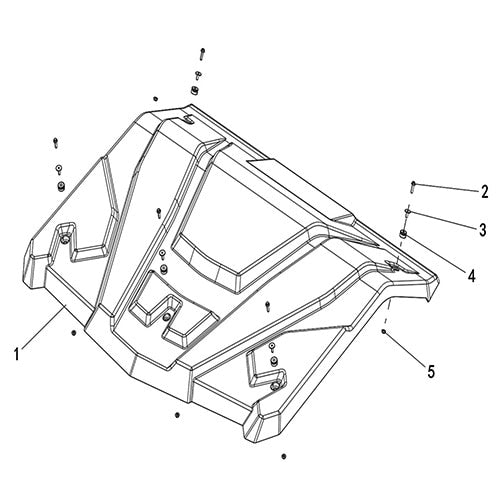T-BOSS 560 ROOF PANEL ASSY