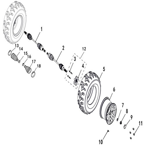 T-BOSS 560 WHEEL FRONT