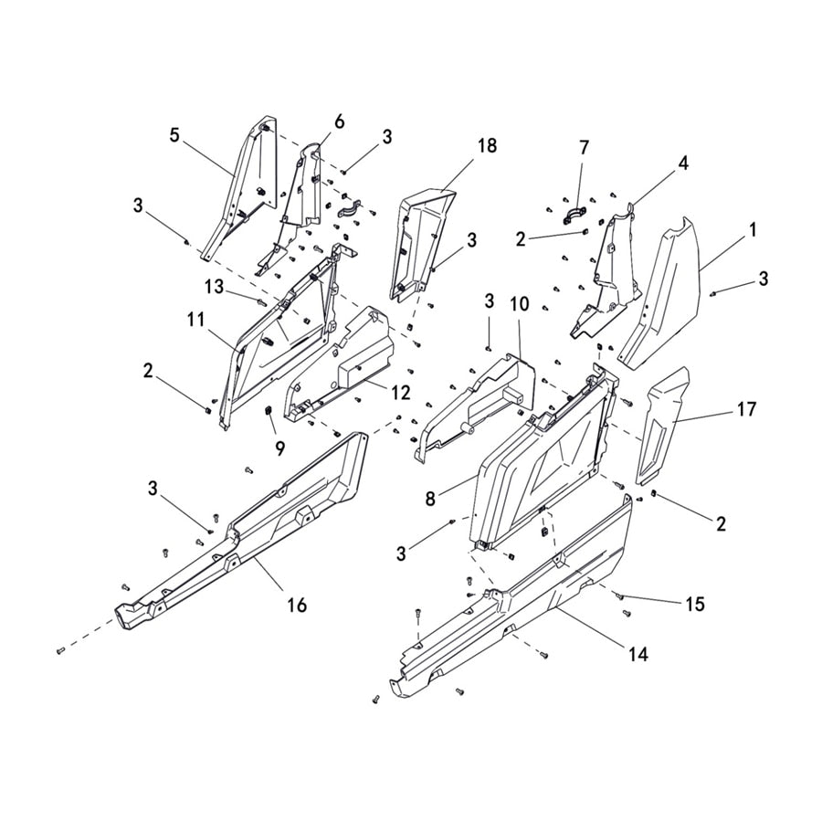 T-BOSS 750 BODY FENDERS