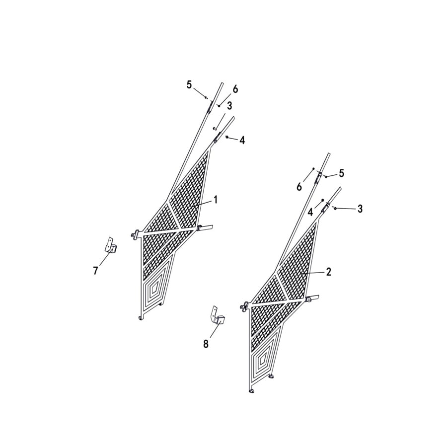 T-BOSS 750 BODY, SIDE NETS