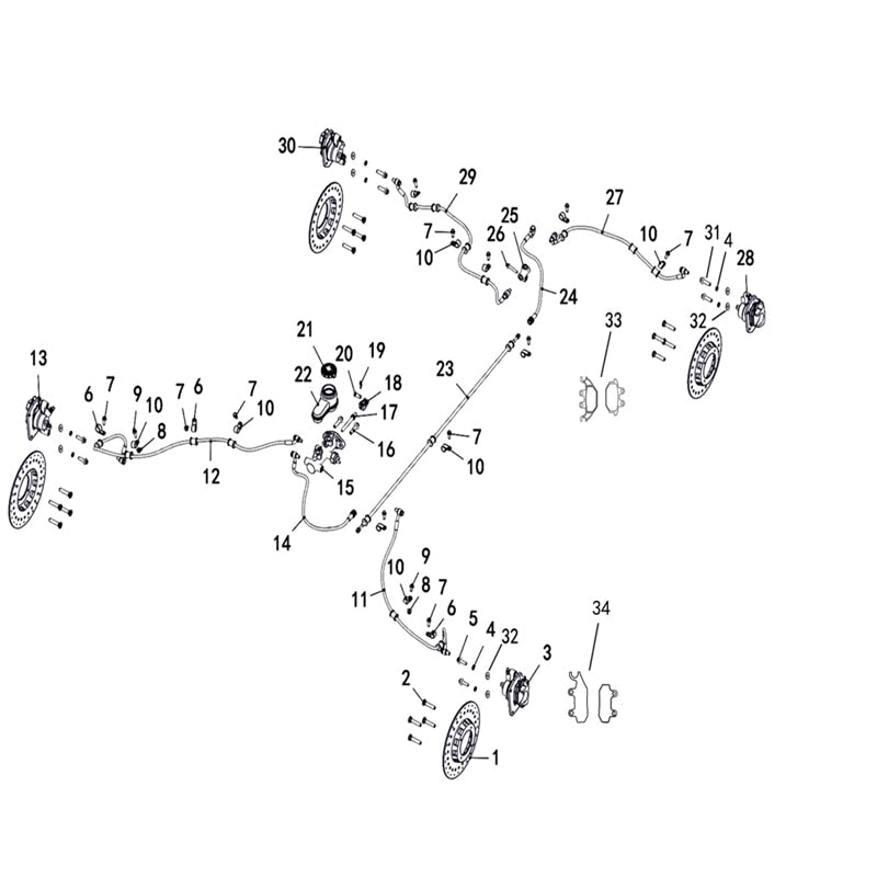 T-BOSS 750 BRAKE SYSTEM