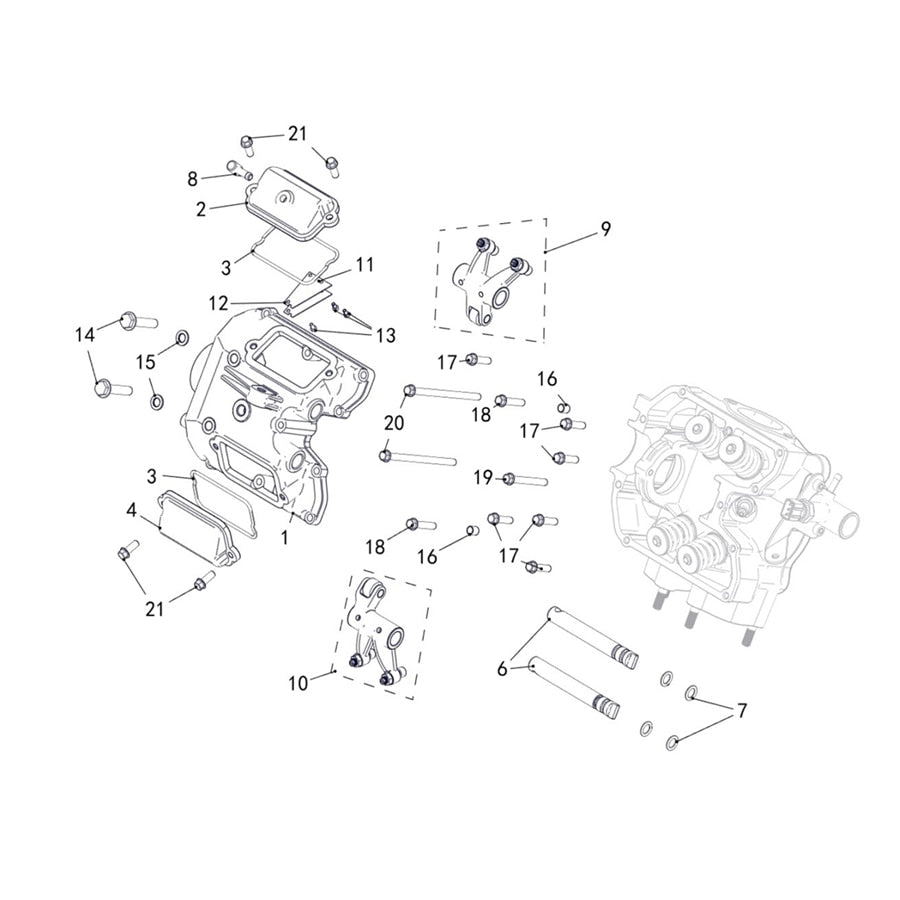 T-BOSS 750 CYLINDER HEAD COVER
