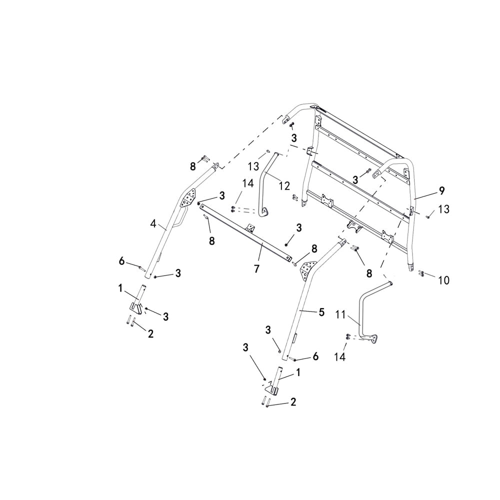 T-BOSS 750 FRAME ROOF (NEW)