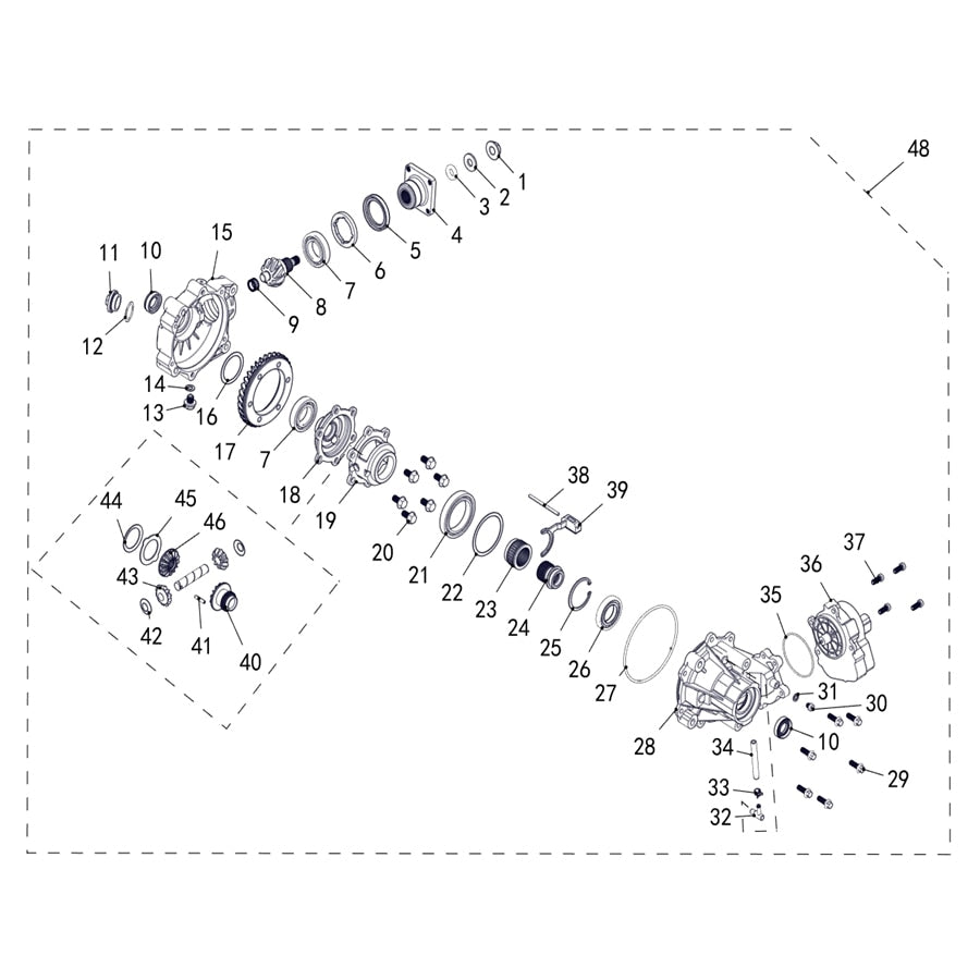 T-BOSS 750 FRONT AXLE