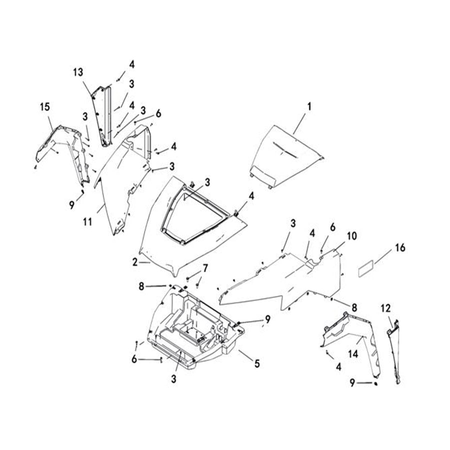 T-BOSS 750 FRONT FENDER