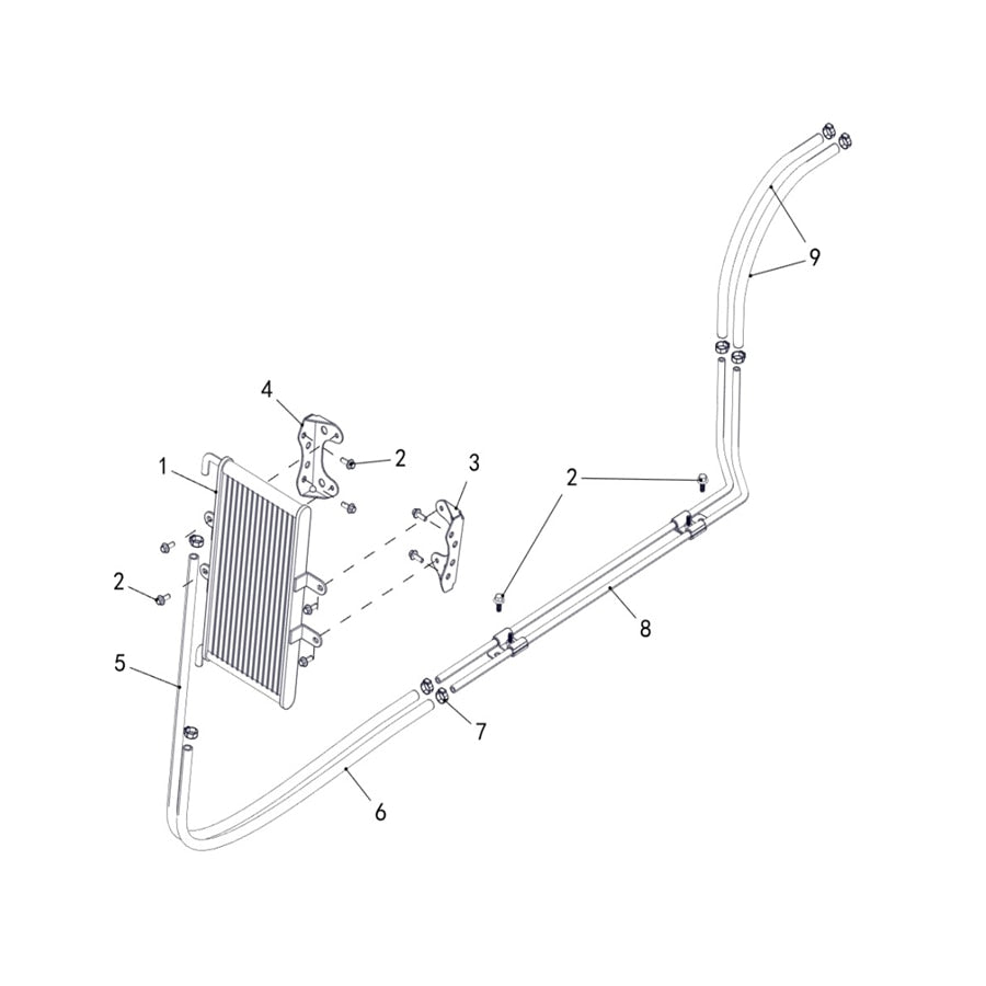 T-BOSS 750 OIL RADIATOR