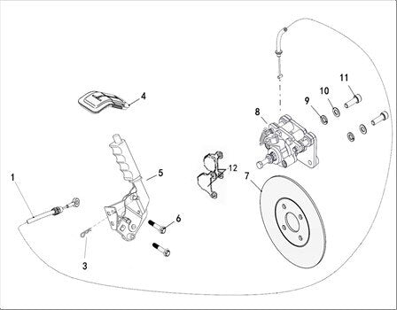 T-BOSS 750 PARK BRAKE ASSY