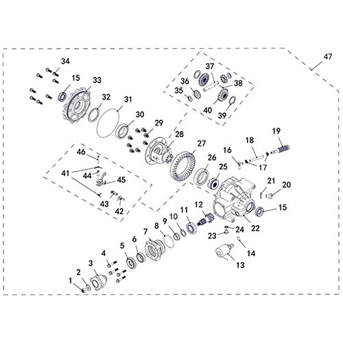 T-BOSS 750 REAR AXLE